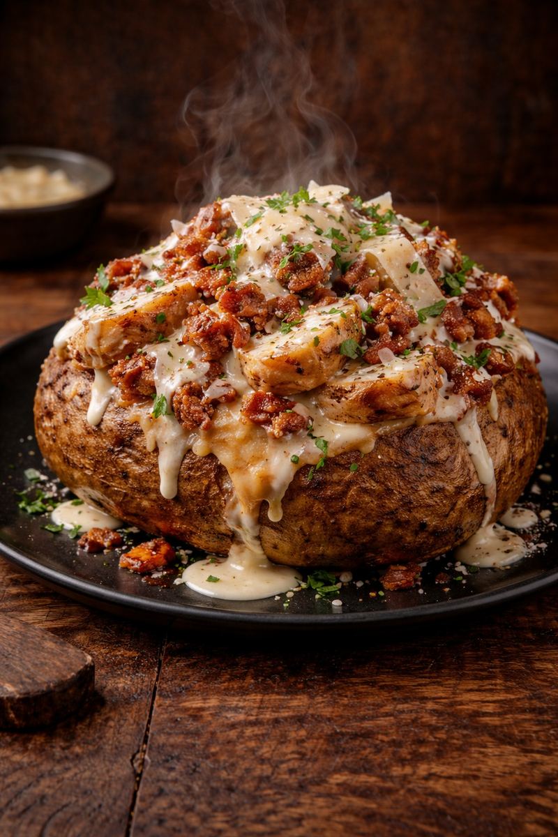 Chicken Bacon Parmesan Potato